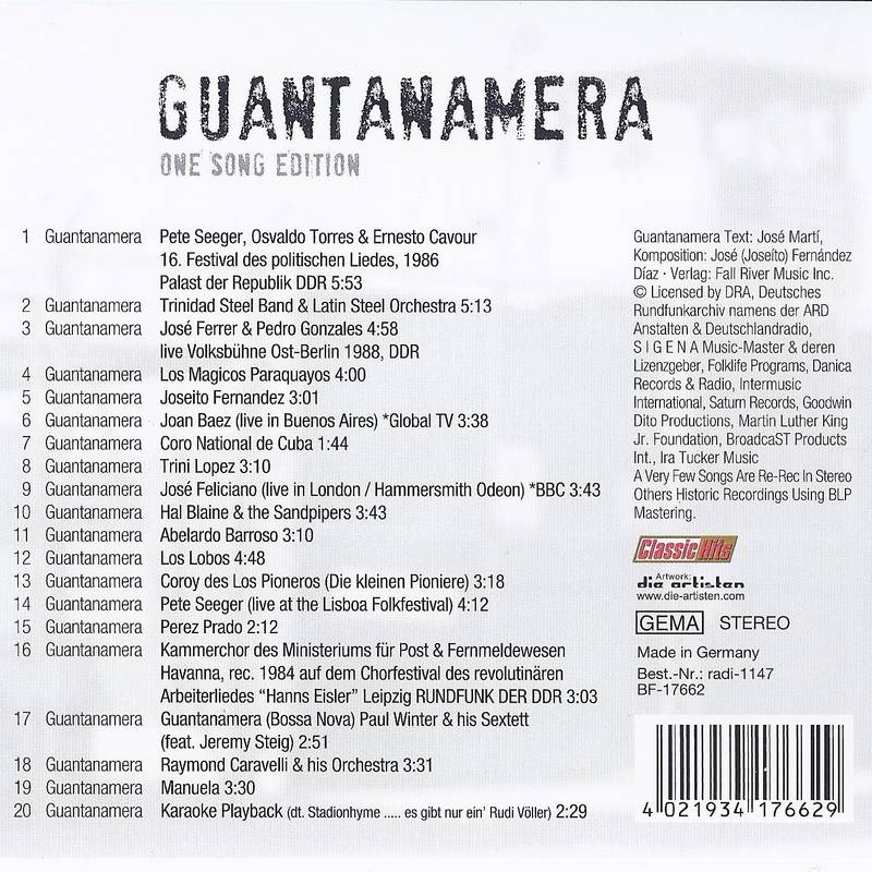 Guantanamera текст