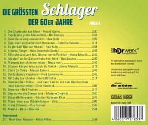 Die größten Schlager der 60er-Jahre Folge 4 Text