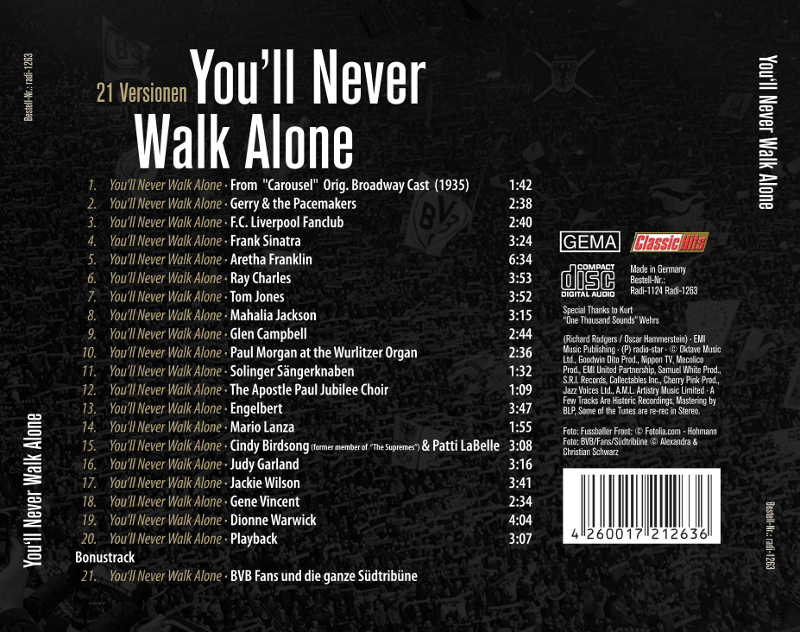 You'll Never Walk Alone - Backcover